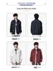Men's Versatile Lapel Bomber Jacket - Spring & Fall Solid Color Casual Workwear