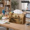 1pc Vintage Books & Tissue Box Cover - Decorative Napkin Holder Case with Book-Themed, Cover Suitable for Home, Kitchen Table Decor, Napkin Storage Fo