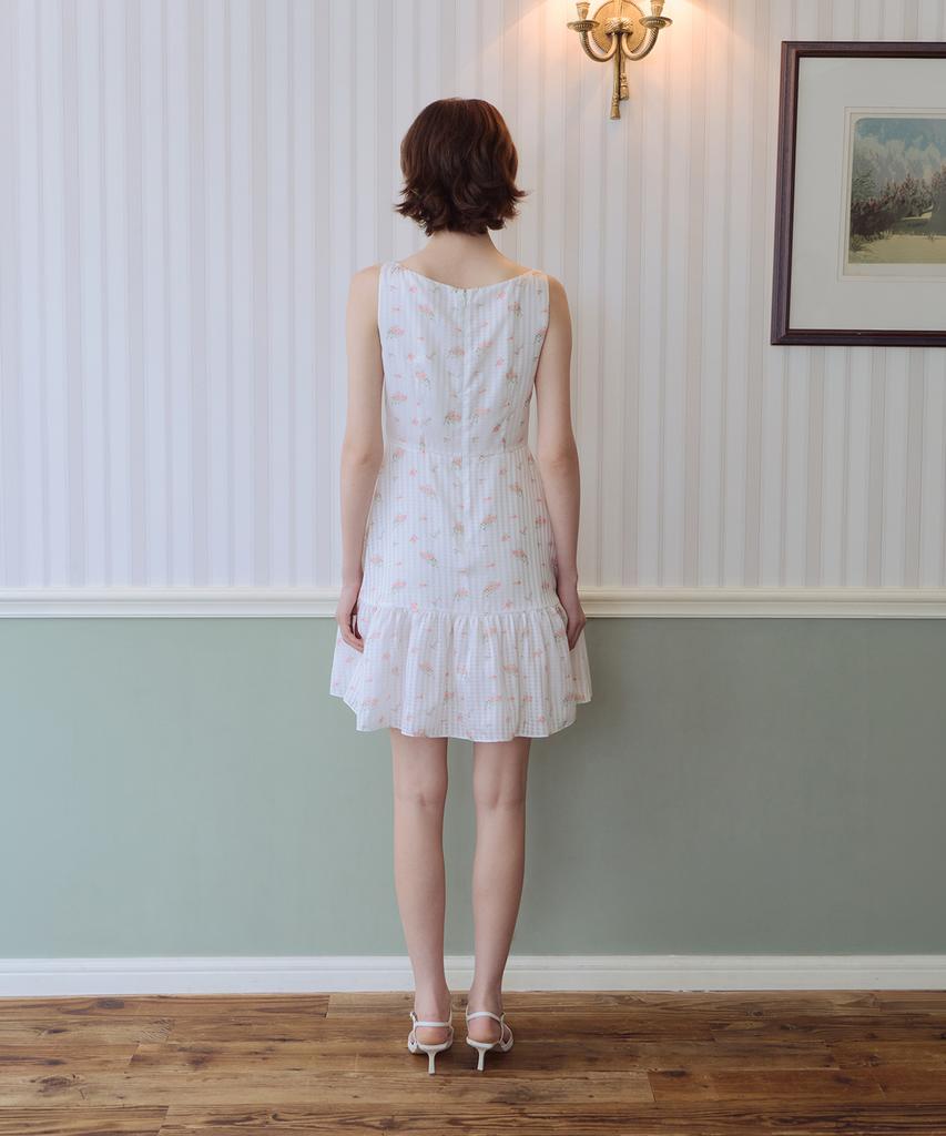 Aiseugadeuneiogongpal Splendeur De La Rose Print Dress