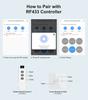 Tuya Smart WiFi RF433 Curtain Switch Module with Remote Control for Electric Roller Shutter Blind Motor Works with Alexa Google