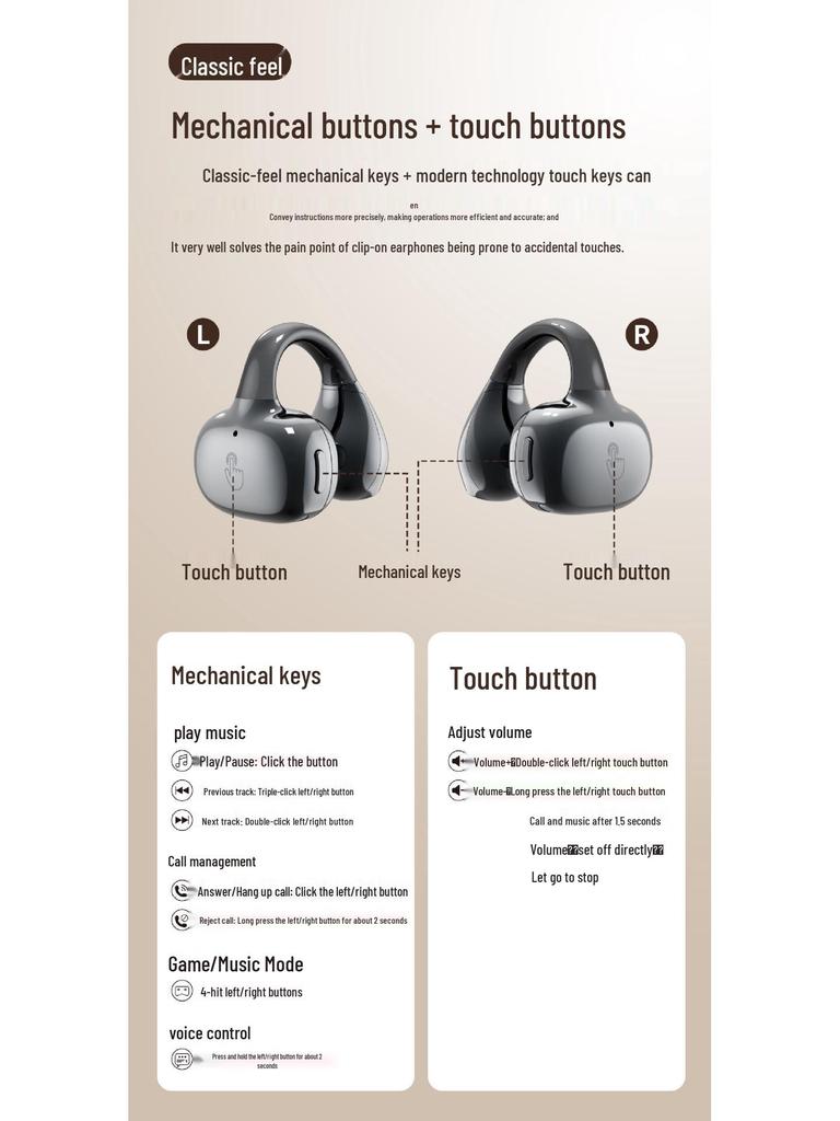 Next-Gen Bluetooth In-Ear Sports Headset with Realtek Chip, AI Noise Reduction, and Extended Battery Life