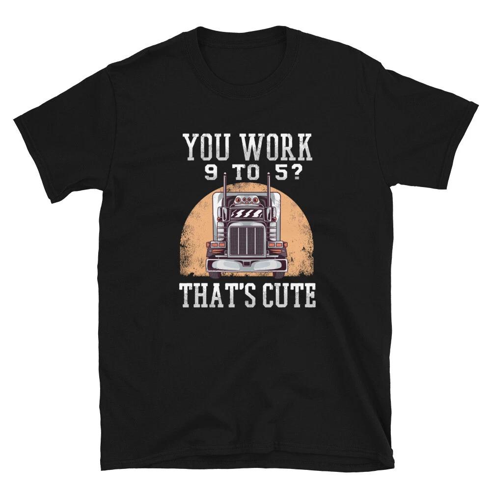 Truck Driver Gift Truck Driving T-Shirt XL