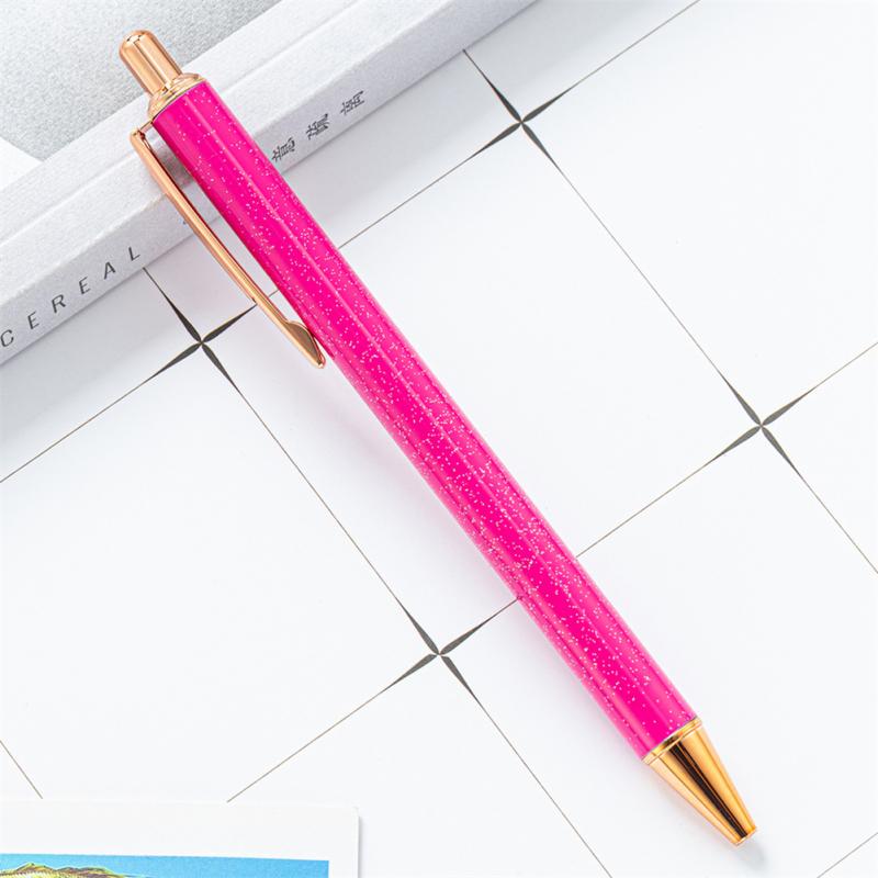 Glitter Ballpoint Pens Creative Metal Multi-color Ballpoint Pen For School Student Stationery Office