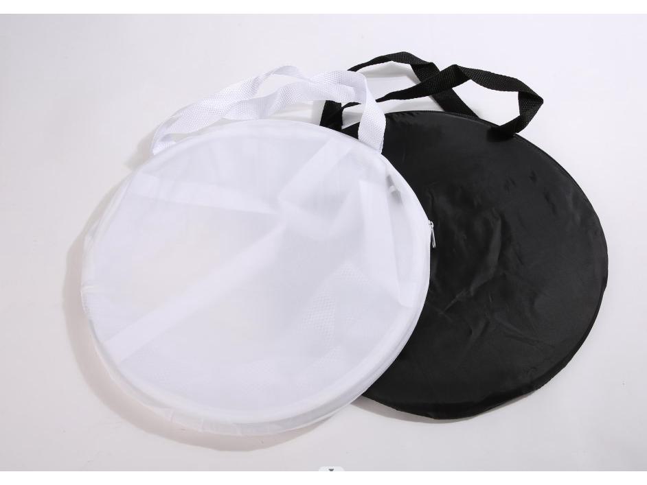 Large Capacity Foldable Polyester Mesh Storage Basket for Dirty Clothes