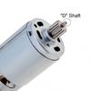 390 DC Motor 12 Teeth 3.7V 3500RPM High Speed Large Torque Mini Motors for Electric Brush / Small Home Appliances