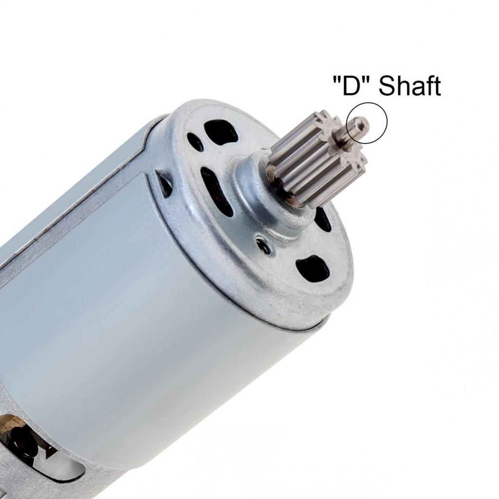 390 DC Motor 12 Teeth 3.7V 3500RPM High Speed Large Torque Mini Motors for Electric Brush / Small Home Appliances