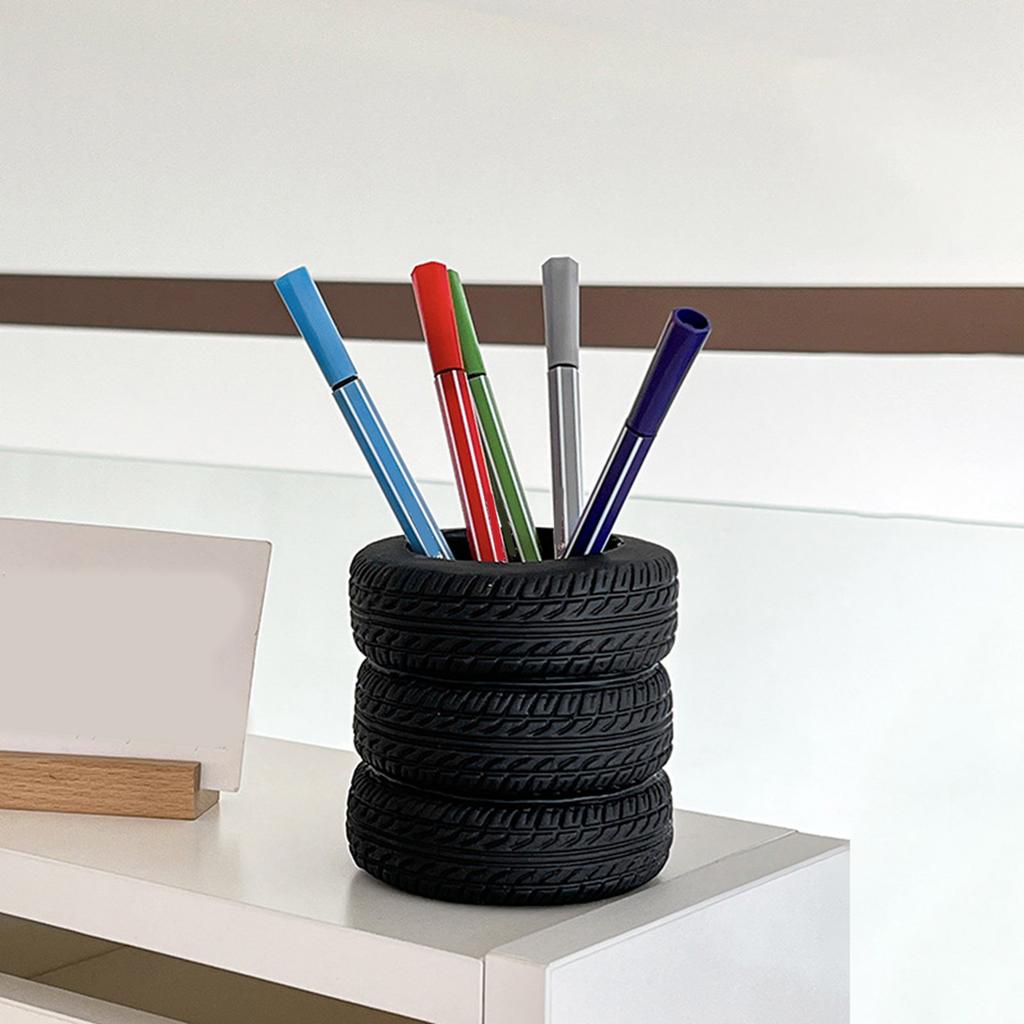 Pennhållare Skrivbordstillbehör Hållare Hylla Pennorganisatörer Kopp Hemmakontor Skrivbordsdekorationer Prydnad Pennhållare