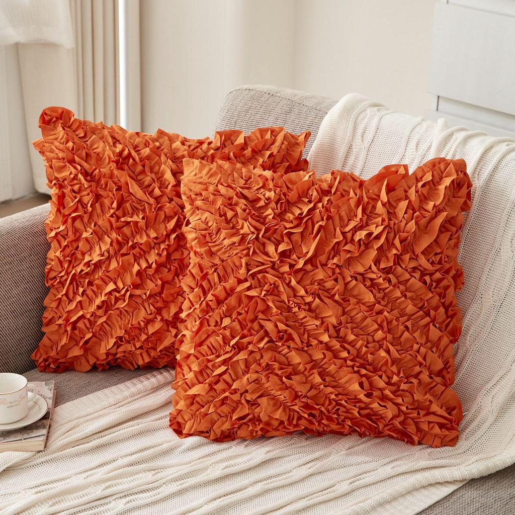 Handmade Embroidered Lace Pillowcase for Sofa or Bedside Cushion
