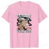 Fashion Spoof Cute Bulldog Print Tshirt Im Pibble Wash My Belly Letter Unisex Loose Short Sleeve Oversized Loose Unisex Women Tee
