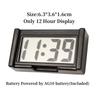 Mini Přenosný Stolní Hodiny Datum 12H Zobrazení Času Napájené Baterií AG10 Elektronické Stolní LCD Hodiny pro Cestování Auto Ložnice Domácí Dekorace