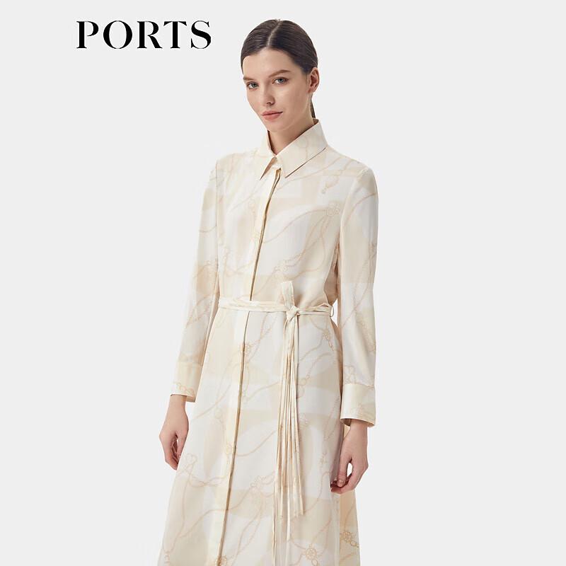 

PORTS Women s Early Spring LT8D025TPT089 Beige Print Dress XL
