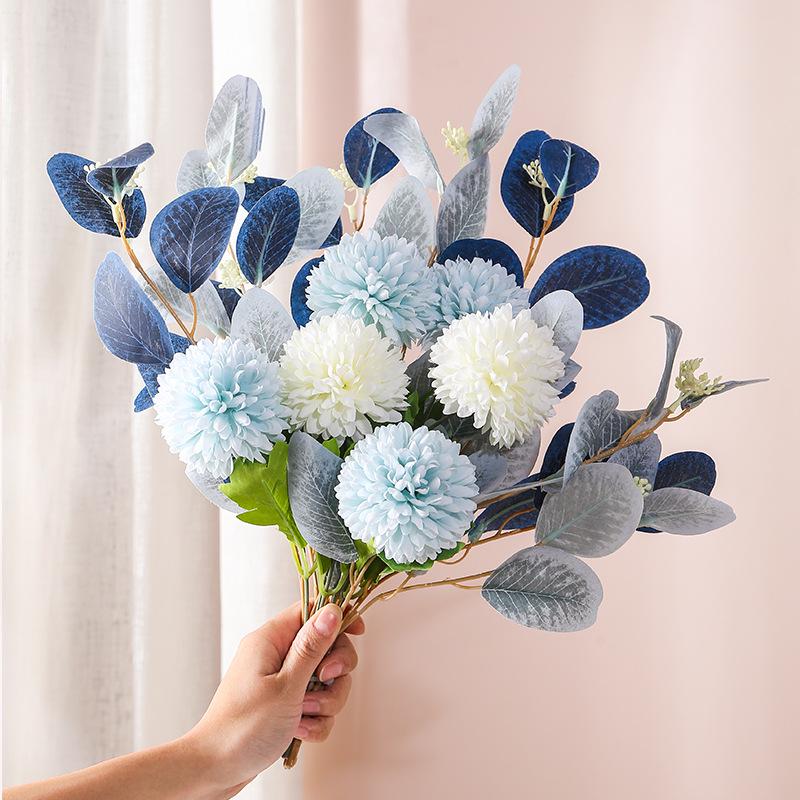 Silk Rose Flower Arrangement for Dining Table or TV Cabinet