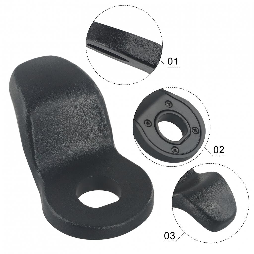 1pc Glas Grip 817902E010 Schwarz Auto Zubehör Kunststoff