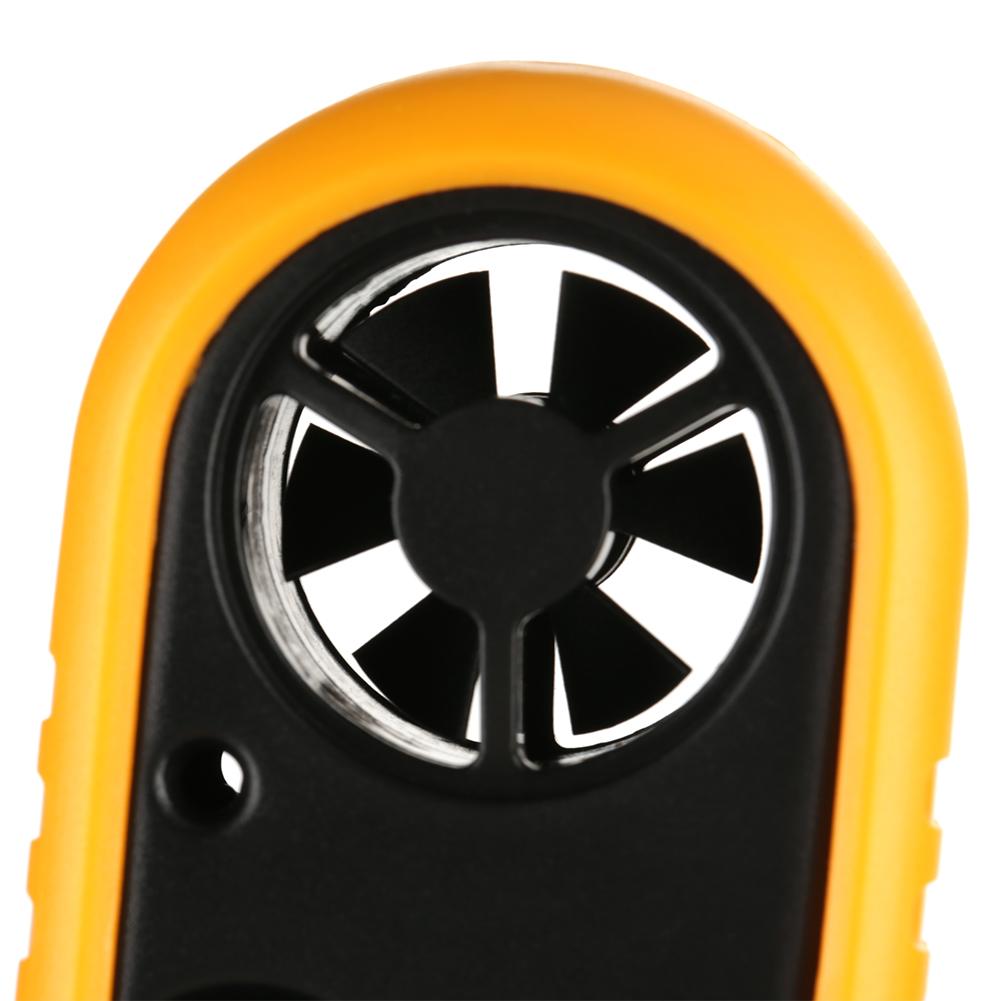 Portable Digital Anemometer Wind Speed Gauge Air Flow Speed Temperature Meter Thermometer