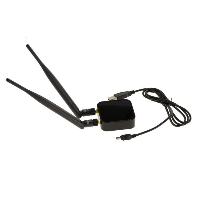 Adaptateur USB WiFi - Ralink - RT3572L - Dual Band 2.4GHz/5GHz - Débit 600 MBps - Compatible PC/Mac/TV Samsung