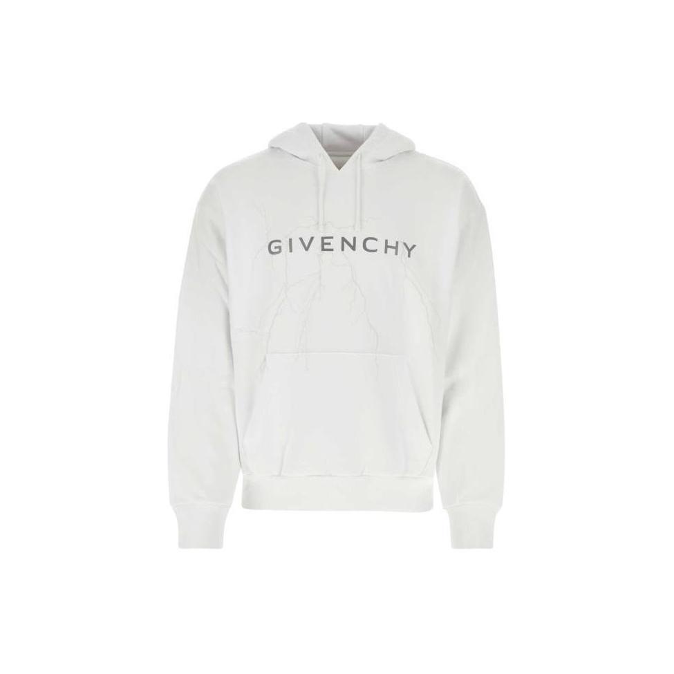 Givenchy Felpa con cappuccio e coulisse con logo stampato BMJ0LA3YJ9100