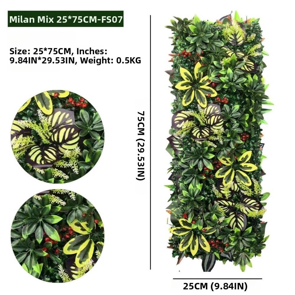 

Realistic Artificial Plant Grass Wall Ivy Rattan Leaves Faux Jungle Grass Panel Branches Vibrant Greenery