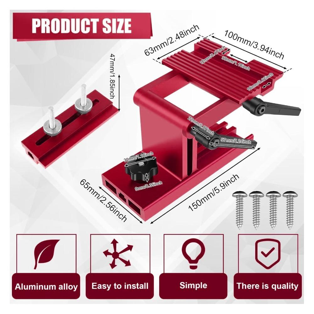Aluminum Alloy Sharpening Fixture Precision Grinder Sharpening Jig Sanders