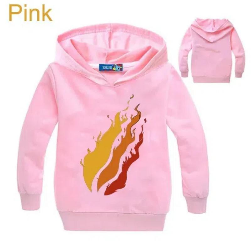 Nouveaux Vêtements pour Enfants PrestonPlayz Sweat à Capuche Logo Feu Inspiré Sweat-shirts Preston Playz Merch Sweat-shirt Pour Garçons et Filles