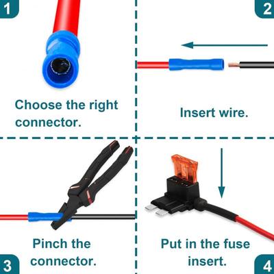 1 ~ 5 Stücke Add-a-Circuit Adapter APM Tap Mini Blade Micro 12V Auto Sicherungskastenhalter Auto Motri Versicherung ATM Adapter