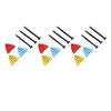 3 Set Golf Tees Adjustable Height Golf Ball Position Marker Golf Tee Nail Pegs Golf Training Accessories for Outdoor