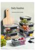 Transparent Food-Grade Refrigerator Storage Box for Fresh Produce and Lunches