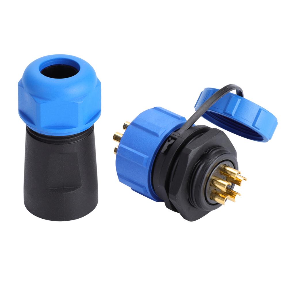 IP68 SP21 2Pin 3Pin 4Pin 5Pin 6Pin 7Pin 9Pin Waterproof Aviation Plug Socket Connector