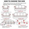 Geometric Elastic Sofa Cover for Living Room Modern Sectional Corner Sofa Slipcover Couch Cover Chair Protector 1/2/3/4 Seater