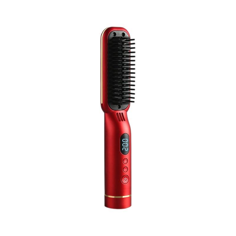 Straight Hair Comb, Negative Ion, Non Damaging Hair Clip, Curling Rod, Dual-purpose Portable Electric Comb, Hair Clip Board