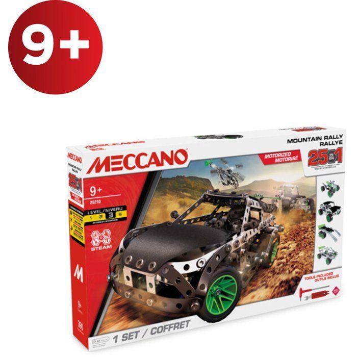 MECCANO - Jeu de construction - Métal - 390 pièces - 10 ans + - 25 modèles