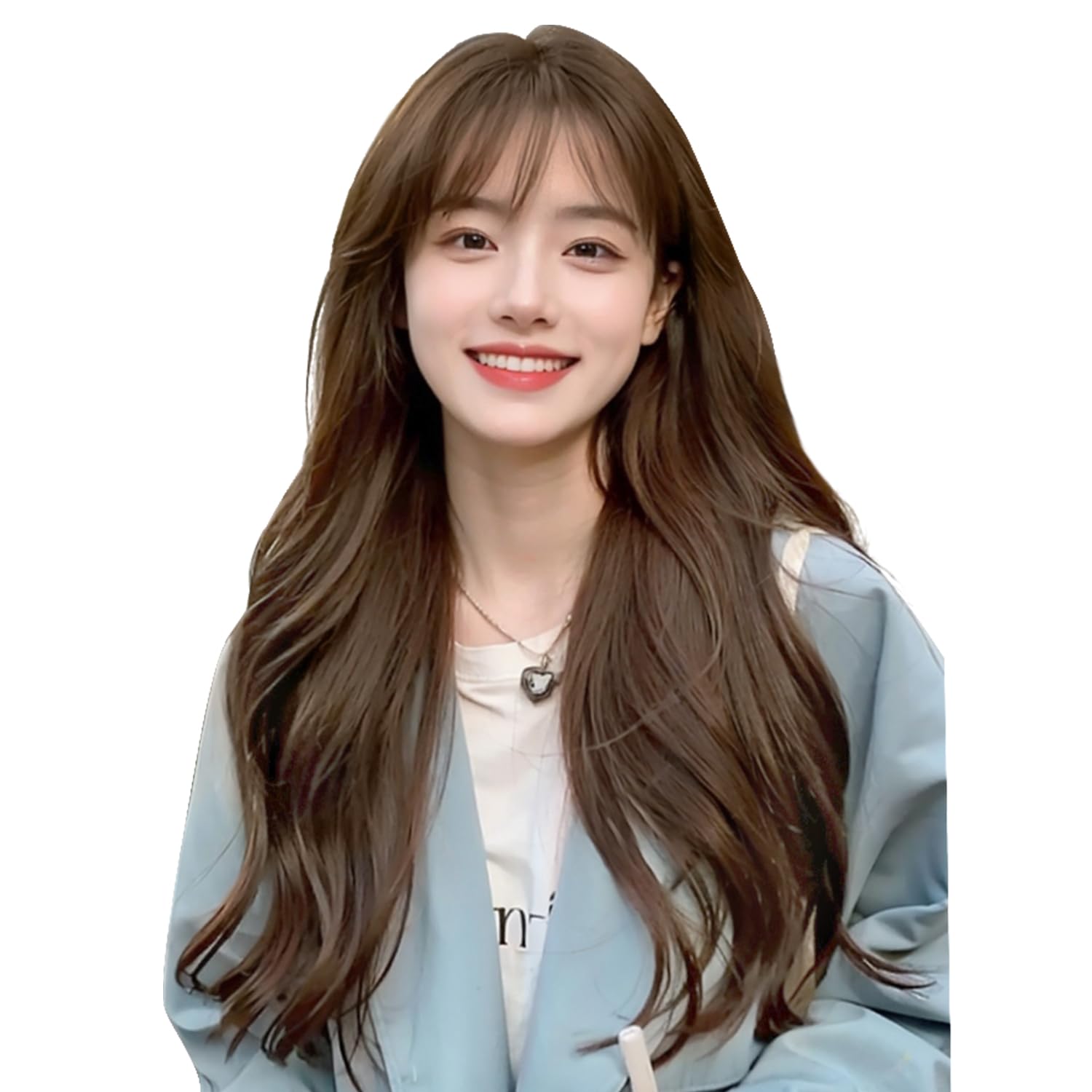 

Sofeiyan Long Curly Wavy Perm Perfect for Everyday and Popular Full Wig for Women and Includes Wig Net Wig, Natural-Looking, Cute, Heat-Resistant,