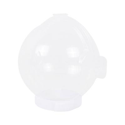 Adjustable Cats Muzzle Safety Helmet Transparent Plastic Headcover For Small Dog Cats Prevent Biting Licking Scratching