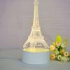 Customize Acrylic 3D Illusion LED Warm White Night Light for Living Room Kids Bedroom Decorative Lamp with USB Power