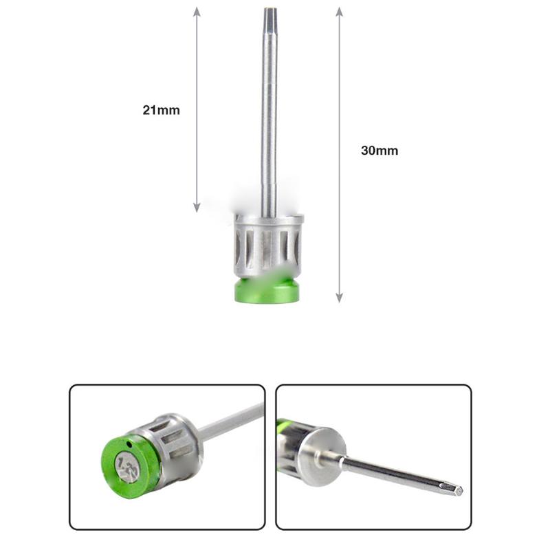 Cheie universală pentru șurubelniță dinamometrică pentru implanturi dentare, stil lung, restaurare cu clichet, instrument de implant stomatologic