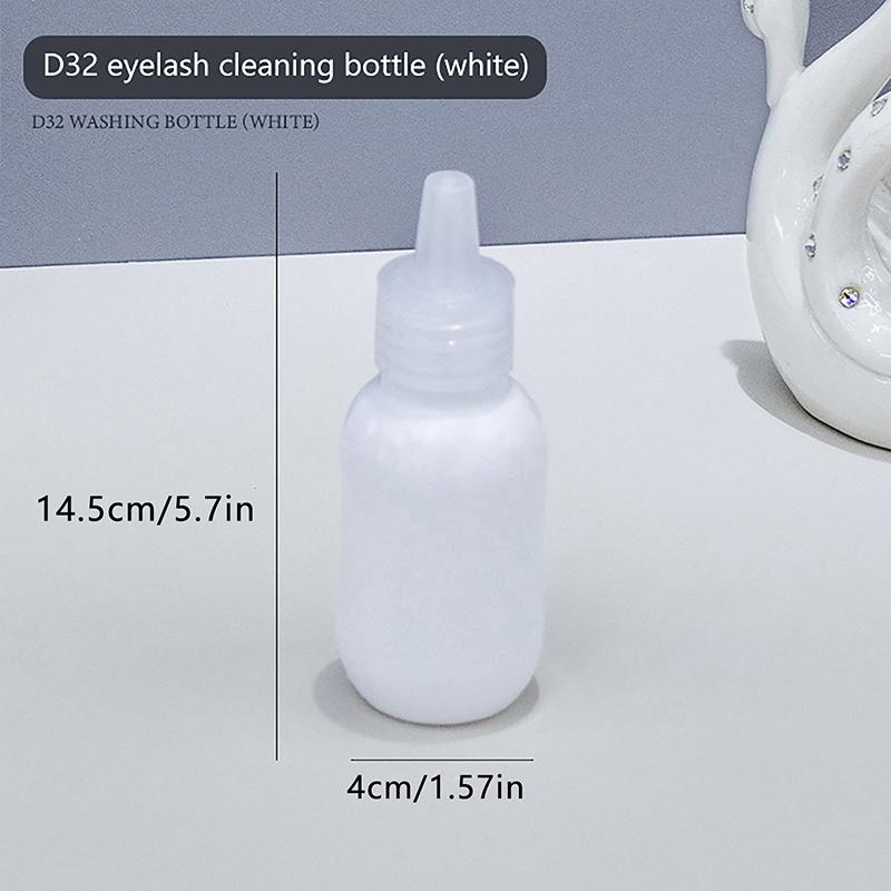 1Pc Eyelash Cleaning Bottle Cleaning Bottle Water Squeeze Dropper Plastic Squeeze Bottles Lash Bath Bottles Primer Bottle