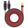 XT60H Buchsenadapter auf Solarstecker 12AWG hochwertige Silikon verzinntes Kupfer 60CM Verlängerungskabel wasserdichter Stecker