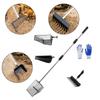 Professional Poultry Waste Shovel Corrosion Resistant Stainless Steel Cleaning Tool For Chicken Coops Maintenances