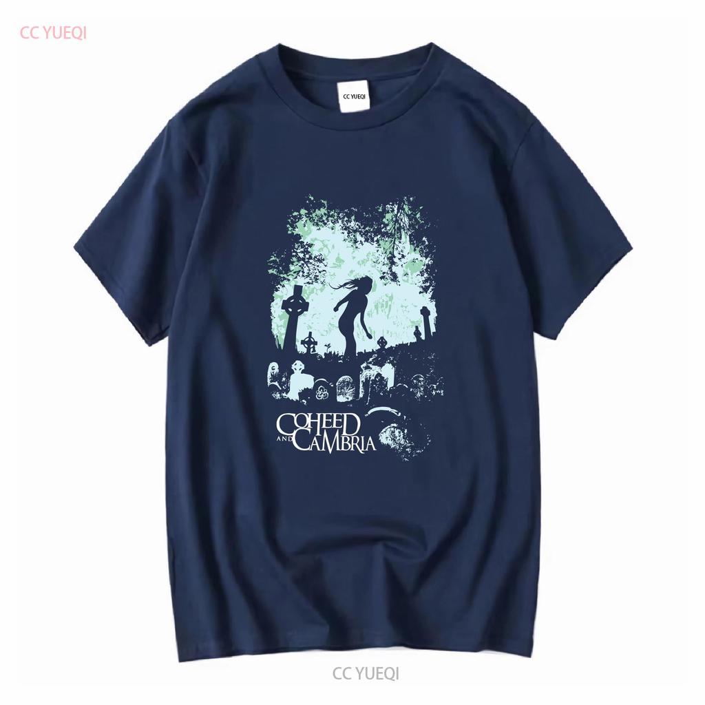Coheed And Cambria Band T Shirt Cotton All Size S 5XL Vintage Washed Versatile Casual Unisex Slightly Top For Everyday Wear