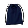 Plain Goshuincho Bag x 26 Small Item Goshuincho Drawstring Ichikoshi Polyester with Liner (19 cm), Case, Bag, Bag, (Navy)