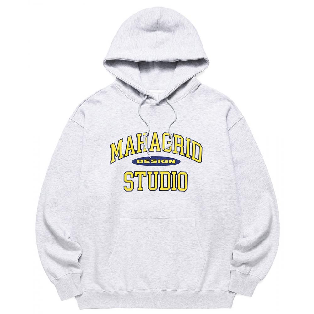 

MAHAGRID COLLEGE LOGO HOODIE LIGHT GREYMG2BSMM401A