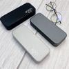 Fold-able Glasses Box Metal Eyewear Protector Fashion Eyeglass Cases  Men Women