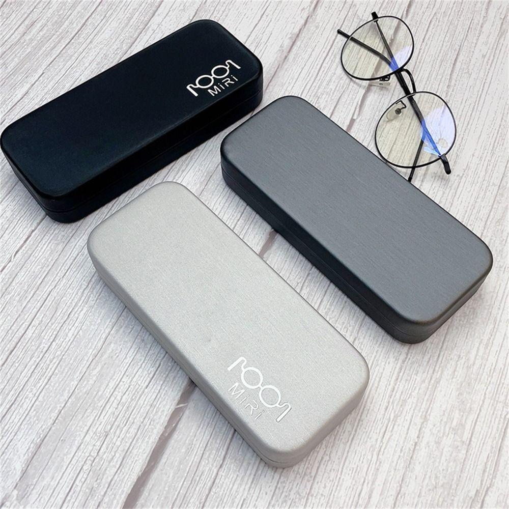 Fold-able Glasses Box Metal Eyewear Protector Fashion Eyeglass Cases  Men Women