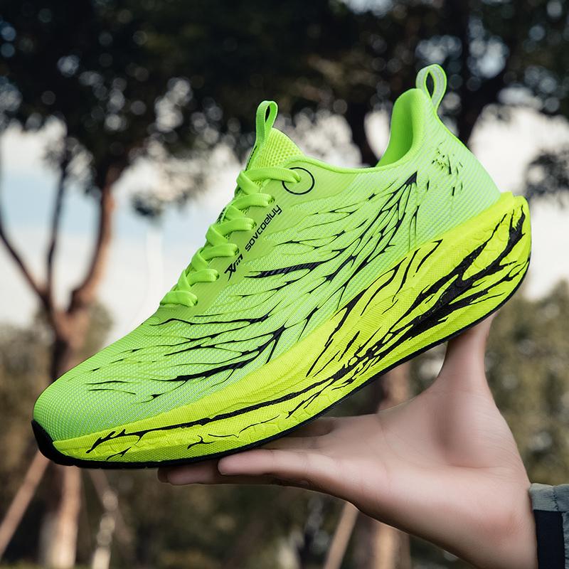 New Stylish Men Women Running Shoes Airy Mesh Athletic Shoes Non Slip Plush Comfort Athletic Tennis Sport Walking Jogging