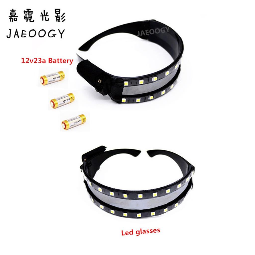 LED Leuchtende Handschuhe mit Fluoreszenz-Show, Kreative Persönlichkeit, Halloween, Weihnachten, Bühne, DJ Sänger, Auftritt, Persönlichkeit