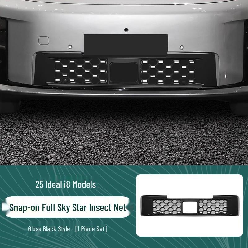 25-Model Compatible Anti-Insect Net Buckle Front Grille Starry Sky Decoration Accessory for Ideal i8/i6