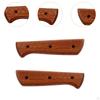 2 Kitchen Repair Handles, Replacement Handles for Cutting Knives, Parts To Be Assembled, Wooden