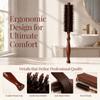 Anti-Static Styling Roller Brush Portable Design Volumizing Brush Round Hair Brush  For Thin Hair