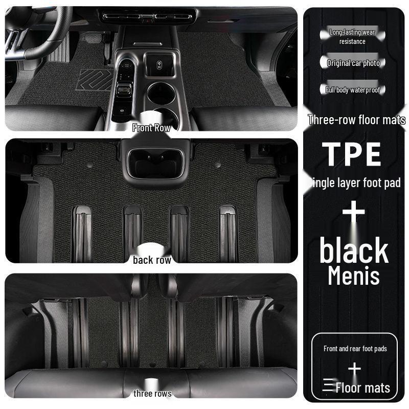 Lynk & Co 900 TPE Floor Mats 2025: Full Coverage Decorative Interior Car Accessories