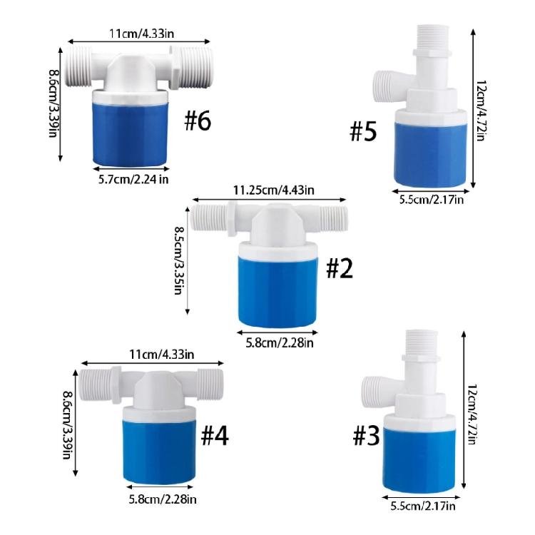 High Flows Float Ball Valves With Automatic Shut Off Function Auto Inlet Control Valves Water Level Controller Switches