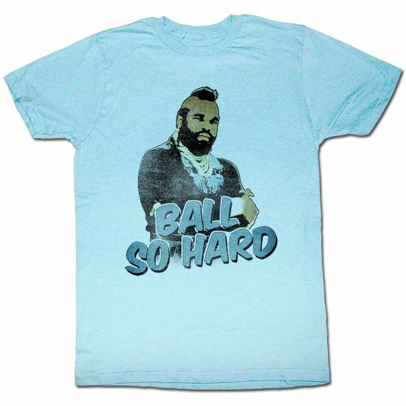Mr. T Cray Cray Light Blue Heather T-Shirt L